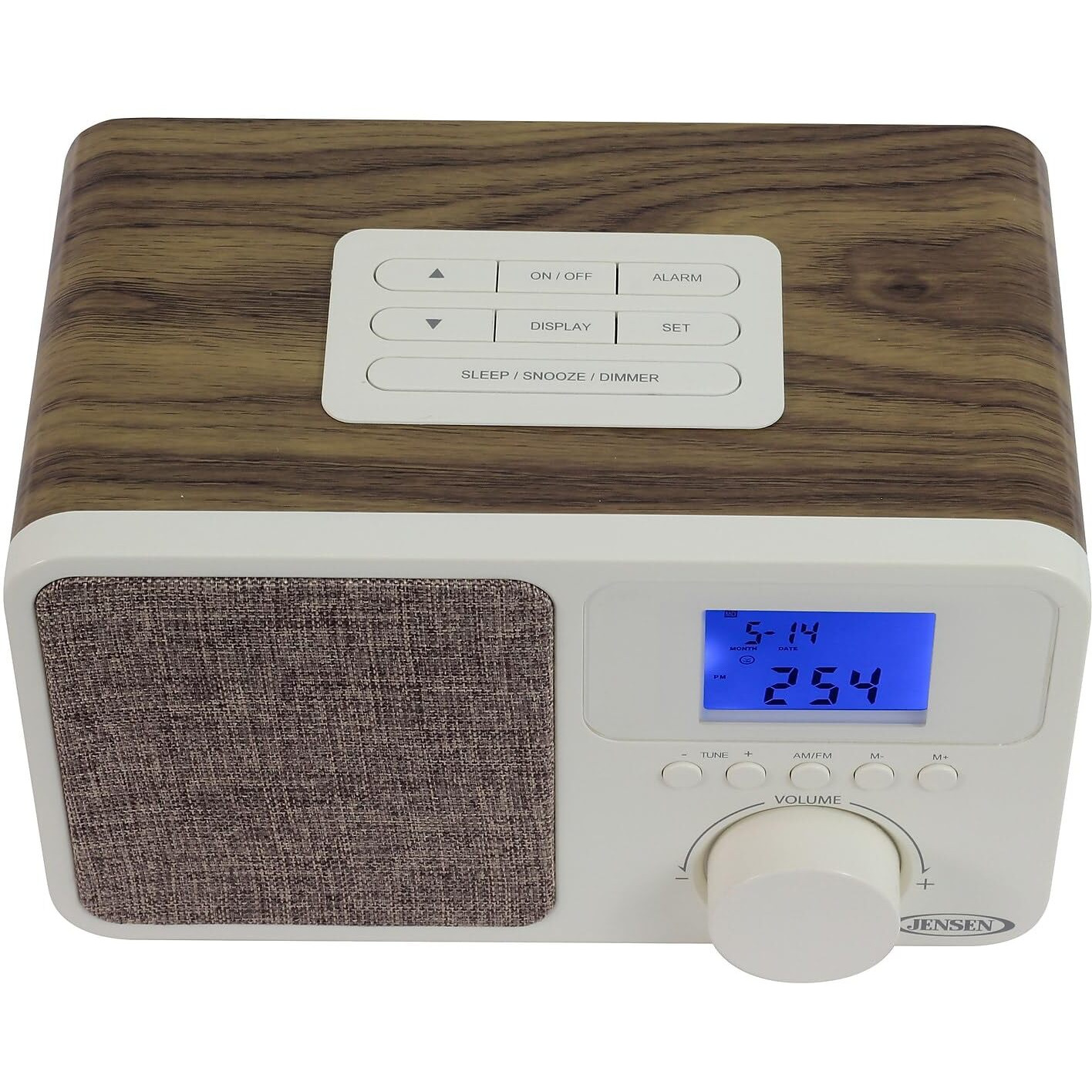 Jensen Digital Am/Fm Dual Alarm Clock Radio