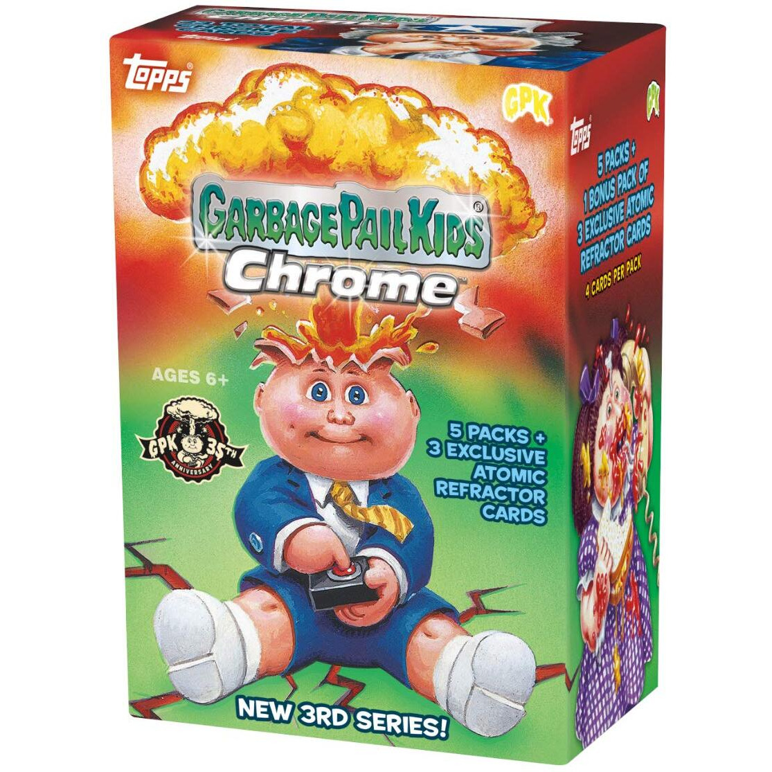 New 3Rd Series 2020 Topps Garbage Pail Kids Chrome Blaster Box
