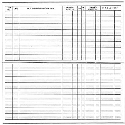 Checkbook Registers, Made In The Usa, For Personal Checkbook - Checkbook Ledger Transaction Registers (24-25-26 Calendars, 18, Count)