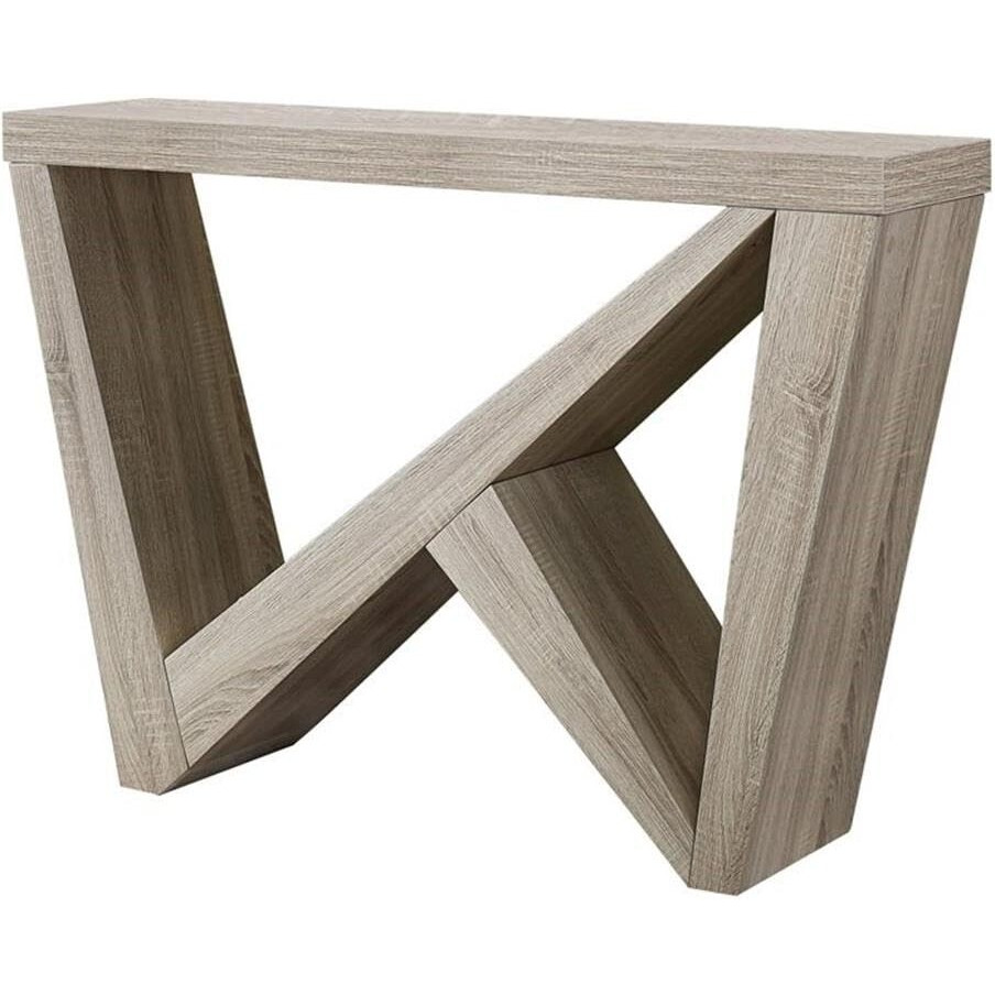 Monarch Specialties Dark Taupe Hall Console Accent Table, 48""