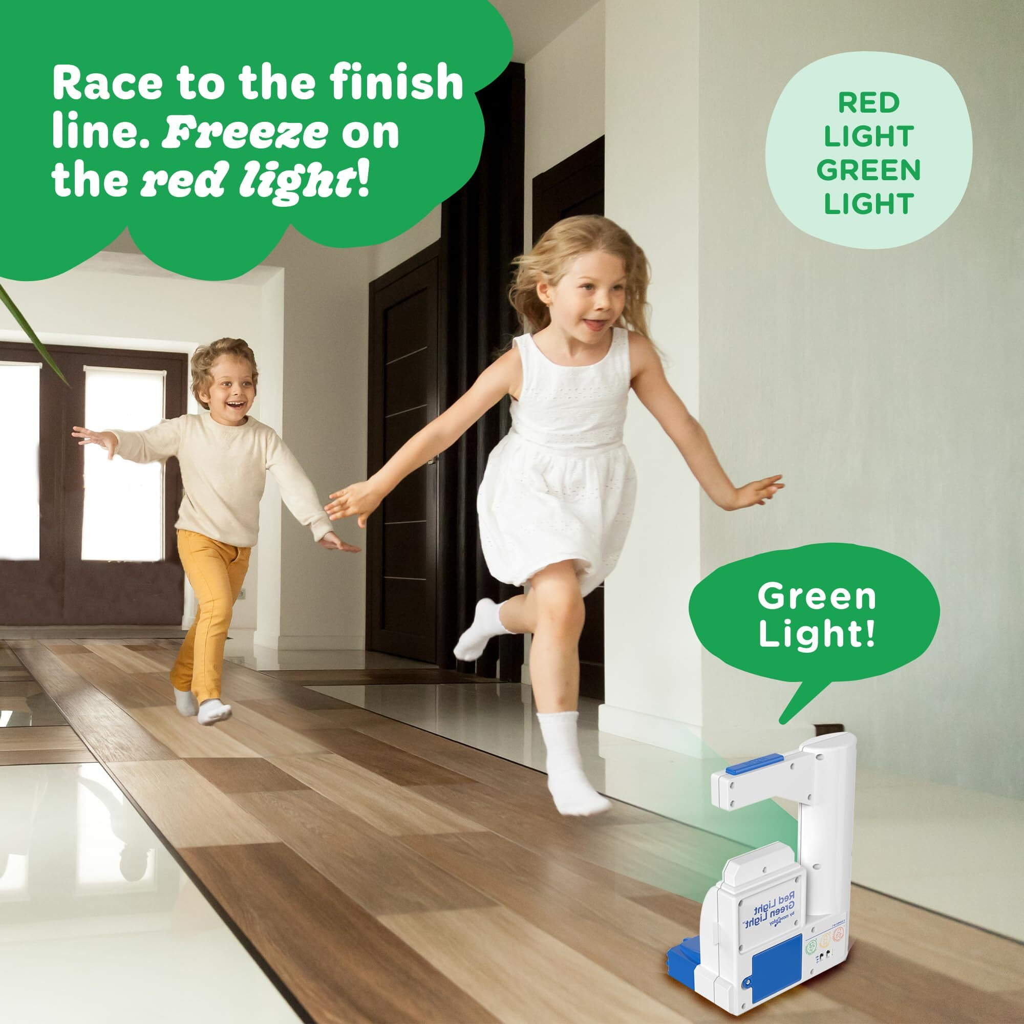 Move2Play, Red Light Green Light Game With Motion Sensing | Family, Easter, & Birthday Party Games | Gift For Kids, Preschool, & Toddlers Ages 2, 3, 4, 5, 6, 7+ Year Olds | Travel, Indoor, Outdoor