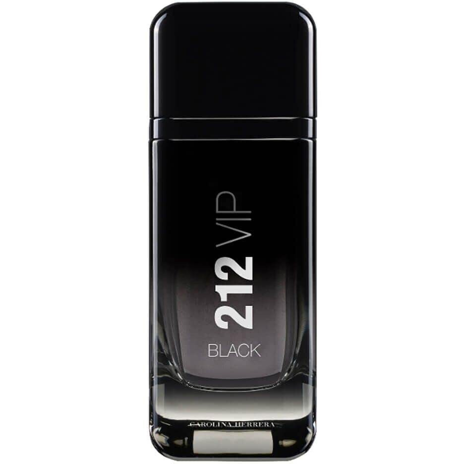 Carolina Herrera 212 Vip Black Fragrance For Men - Energetic And Spicy Scent - Notes Of Lavender, Black Vanilla Husk And Musk - Skin Friendly - Aromatic Fougere Fragrance - Edp Spray - 3.4 Oz
