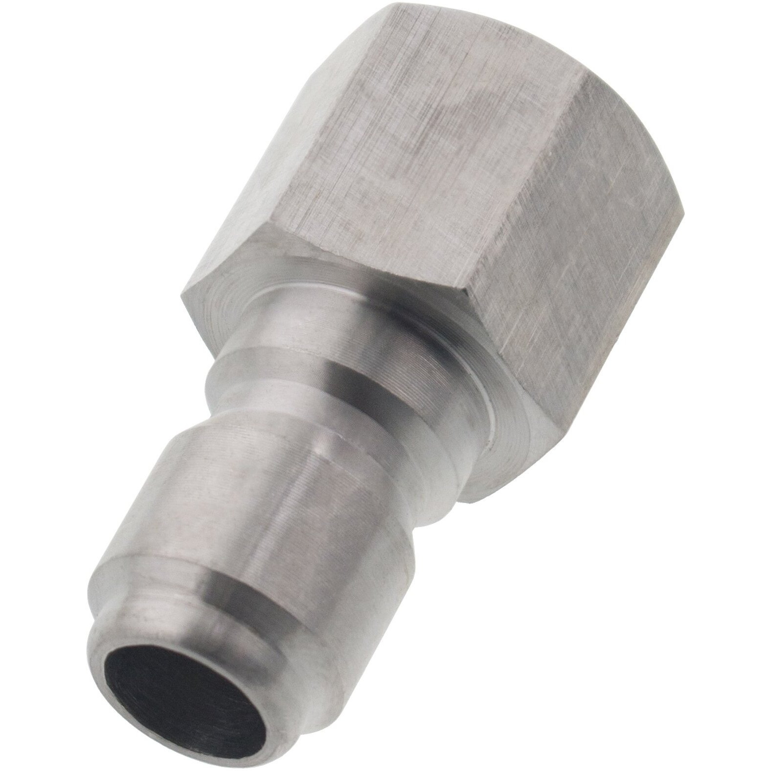 Erie Tools Pressure Washer 3/8In. Female Npt Quick Connect Stainless Steel Socket Set And Plug High Temp 4000 Psi 10.5 Gpm