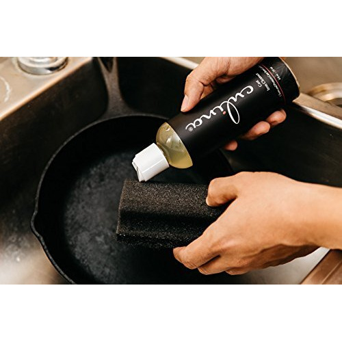 Cast Iron Cleanser By Culina - Cleans And Protects Cast Iron Cookware, Kosher Certified 8Oz