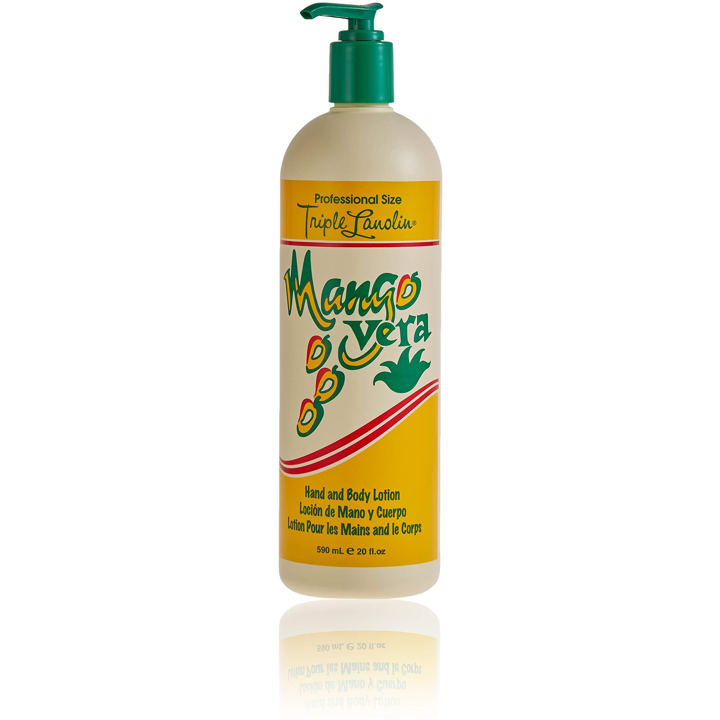 Triple Lanolin Mango Vera Hand And Body Lotion, 20 Oz, 20 Ounce, Bra-40138