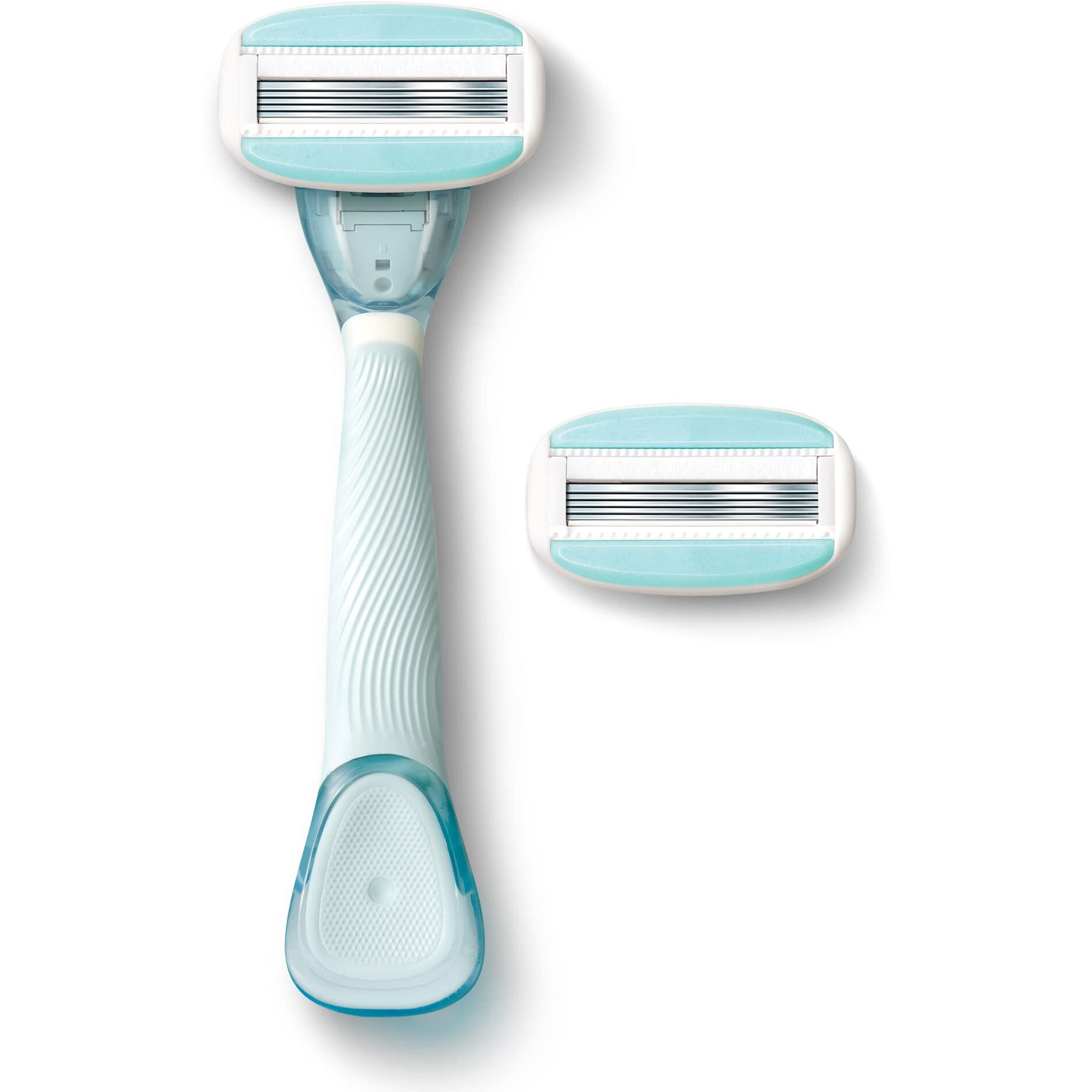 Dorco Eve5 Razor For Women, Includes 1 Razor Handle And 6 Long-Lasting Razor Blade Refills (Handle+6 Refills)