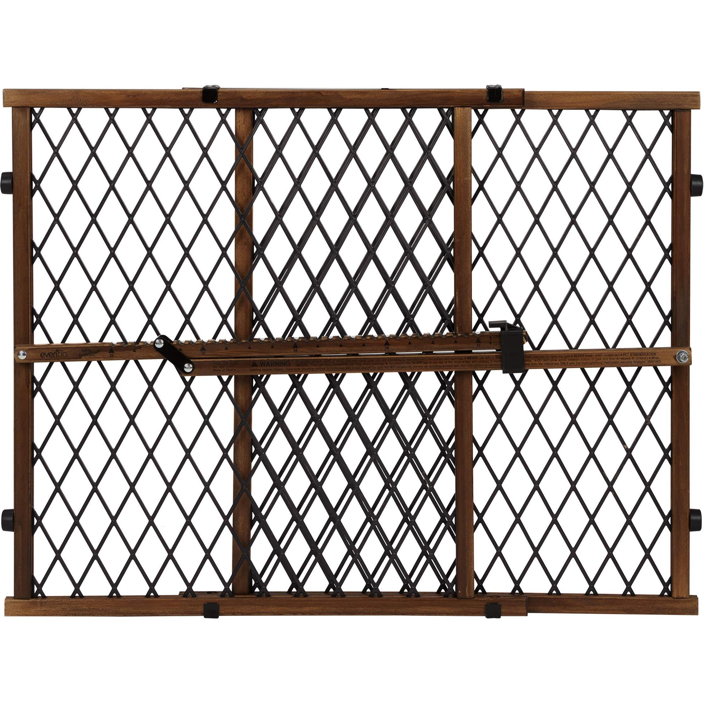 Evenflo Position & Lock Baby Gate, Pressure-Mounted, Farmhouse Collection