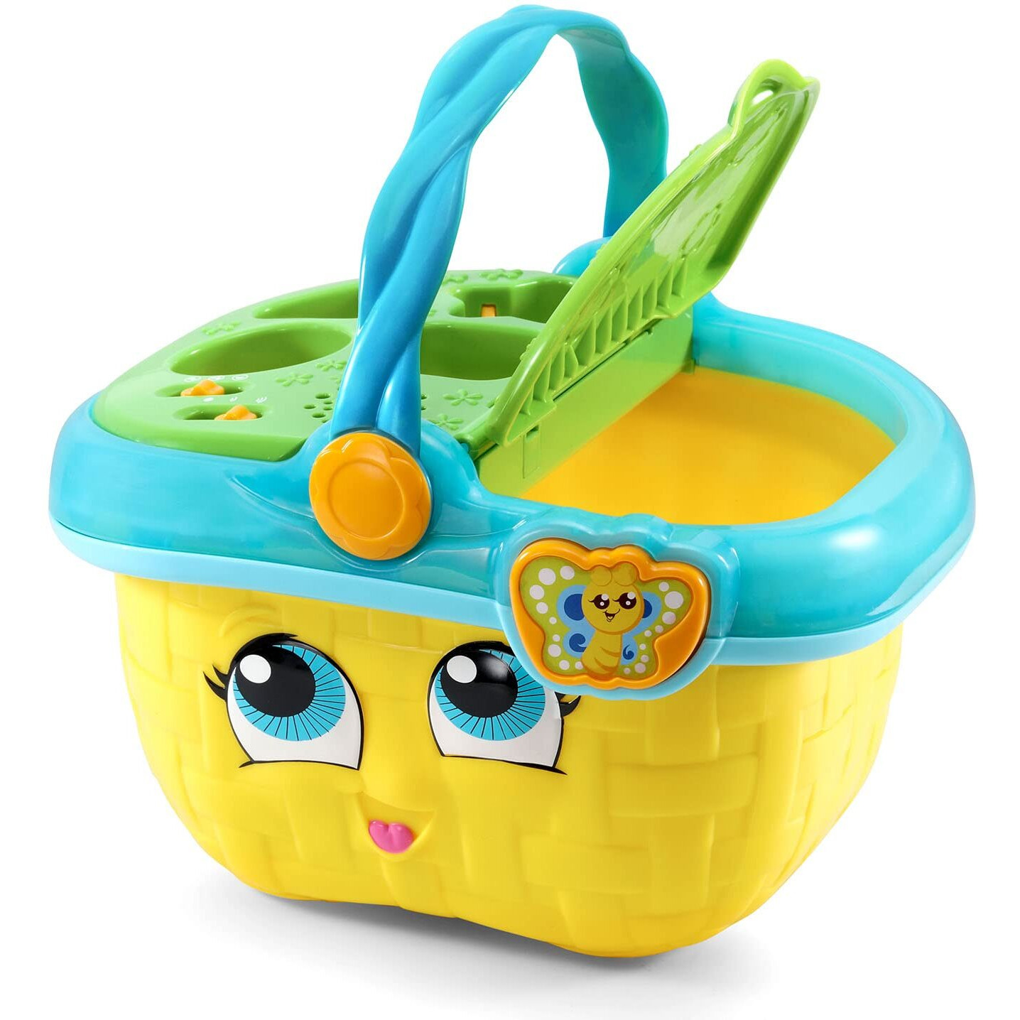 Leapfrog Shapes And Sharing Picnic Basket (Frustration Free Packaging), Yellow