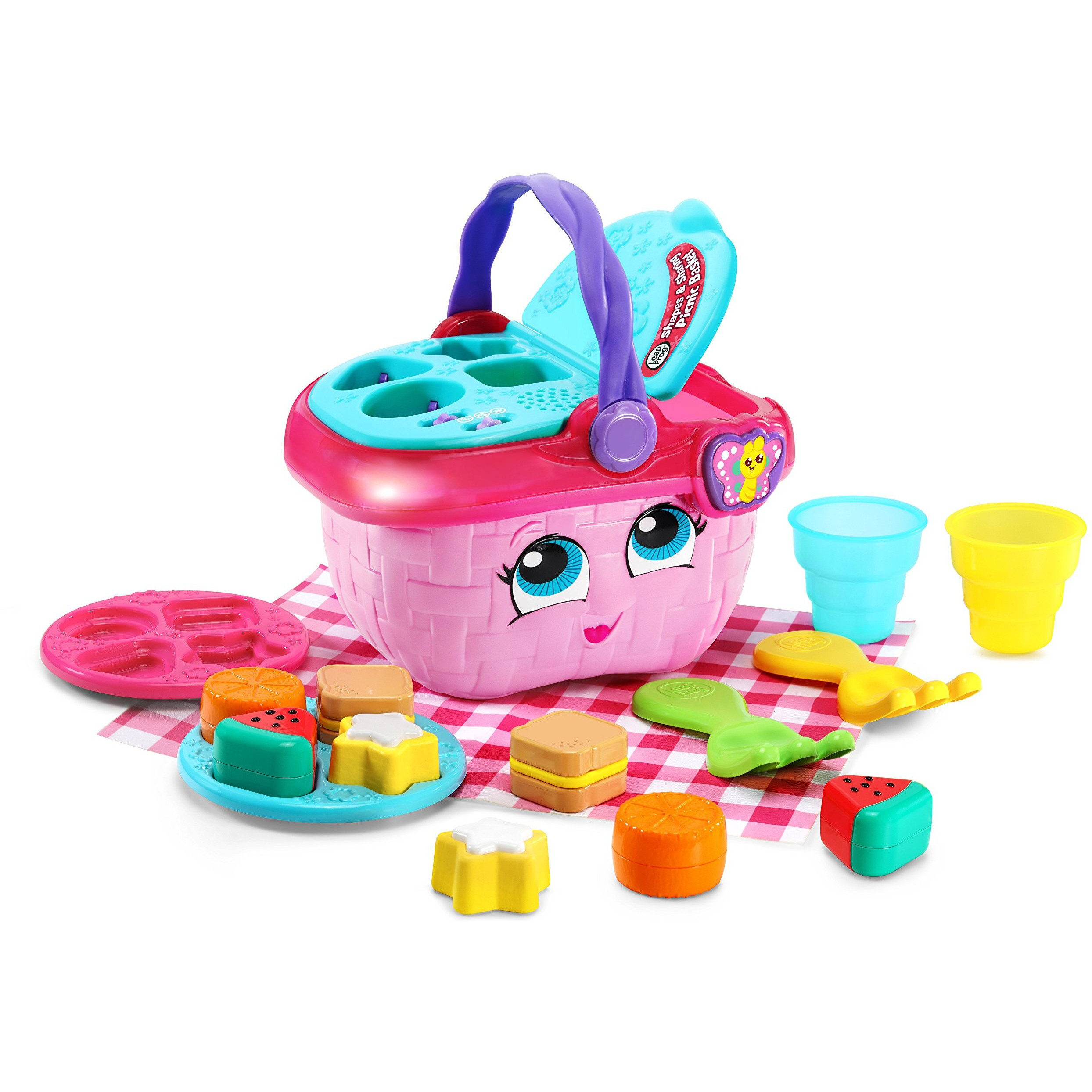 Leapfrog Shapes And Sharing Picnic Basket, Pink