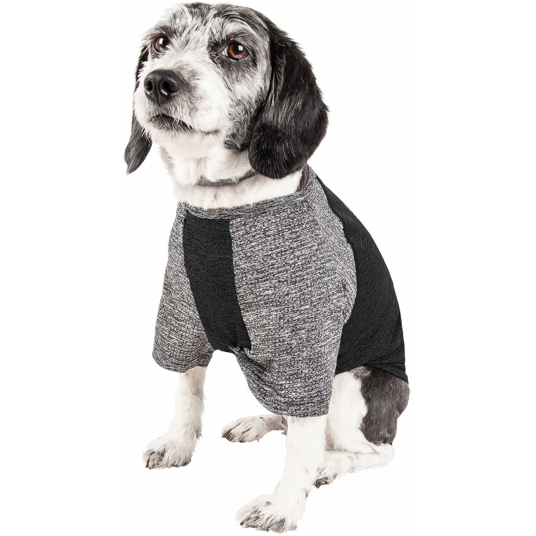 Pet Life  Active 'Hybreed' 4-Way Stretch Two-Toned Performance Dog T-Shirt