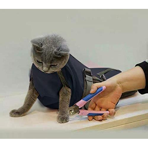 Cinf Cat Nail Clipping Cleaning Grooming Restraint Bag No Scratching Biting For Bathing Nail Trimming Injecting Examining