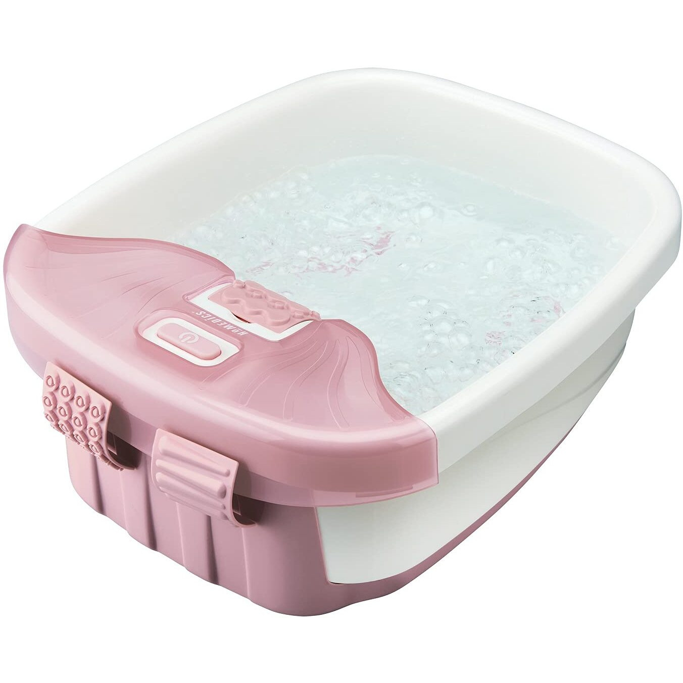 Homedics Bubble Bliss Deluxe-Foot Spa, Heat Maintenance, Raised Nodes, 3 Attachements