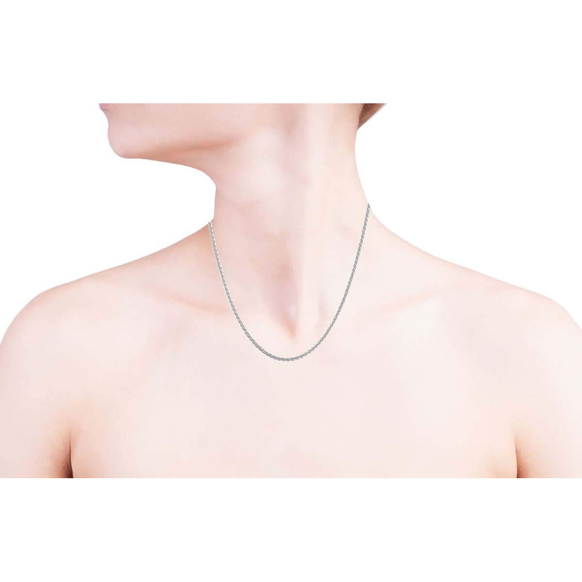 Argento Reale Adjustable Wheat Chain Necklace, 925 Sterling Silver Necklace For Women, Bolo Necklace, Adjustable Chain For All Pendants