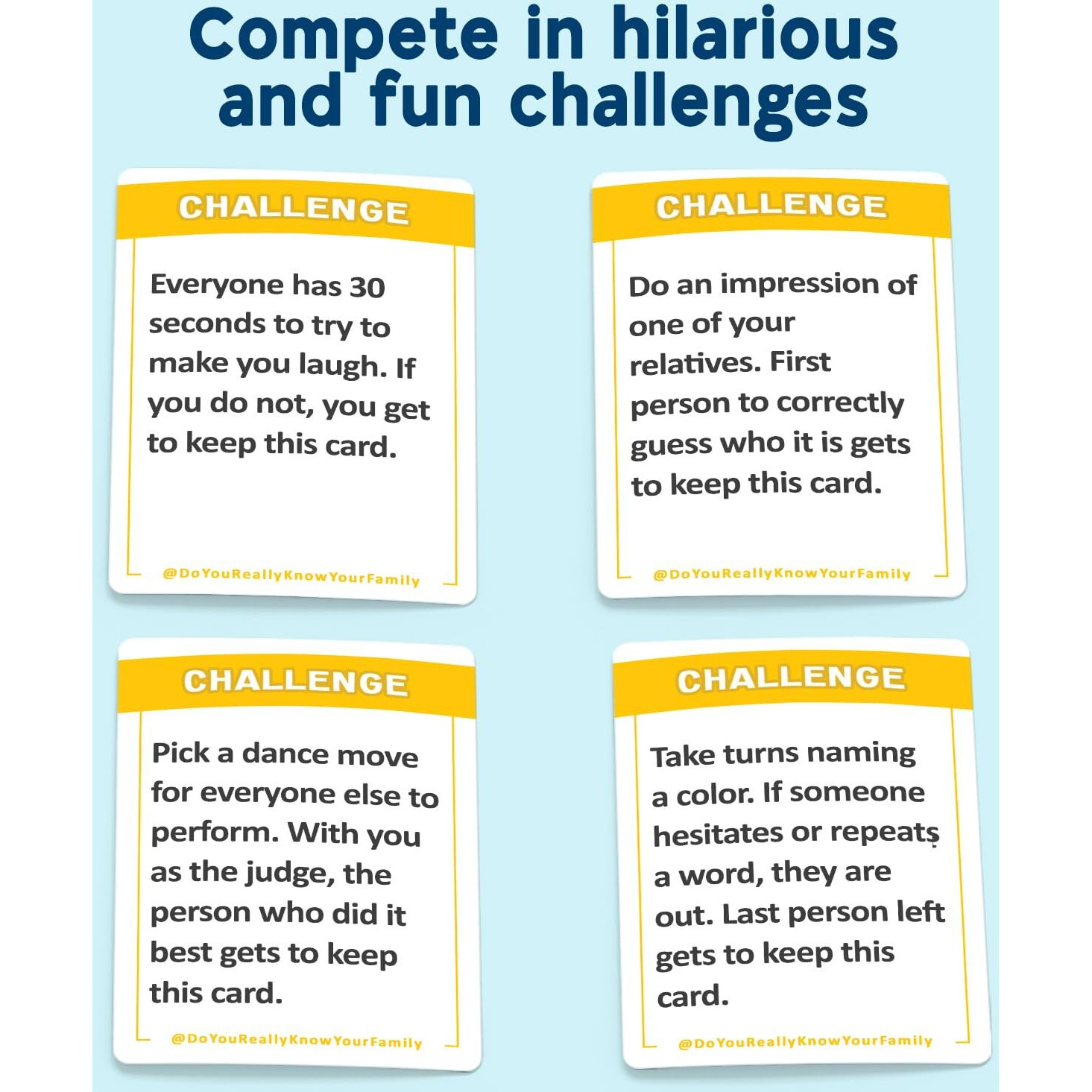 Do You Really Know Your Family A Fun Family Game Filled With Conversation Starters And Challenges - Great For Kids, Teens And Adults