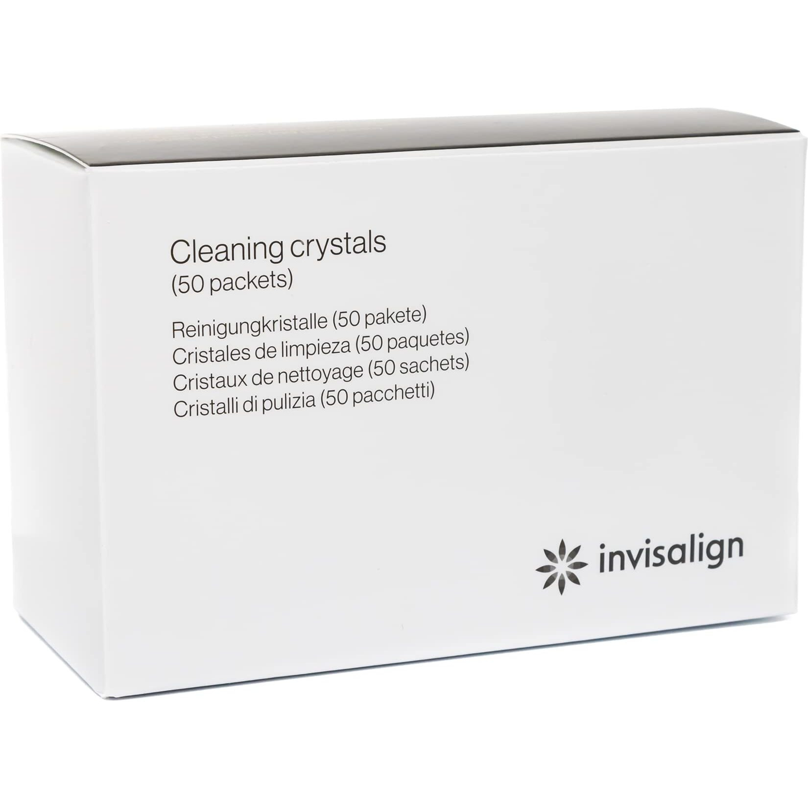 Invisalign Cleaning Crystals For Clear Aligners And Retainers, (50 Packets)