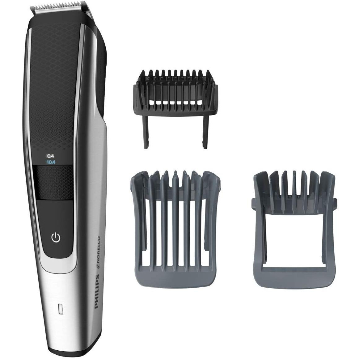 Philips Norelco Beard Trimmer And Hair Clipper Series 5500, Electric, Cordless, One Pass Beard Trimmer And Hair Clipper With Washable Feature For Easy Clean - No Blade Oil Needed - Bt5511/49