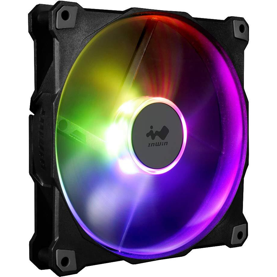 Inwin Jupiter Aj140 Addressable Rgb Triple Fan Kit 140Mm High Performance Cooling Computer Case Fan Cooling With Control (Aj140-3Pk)