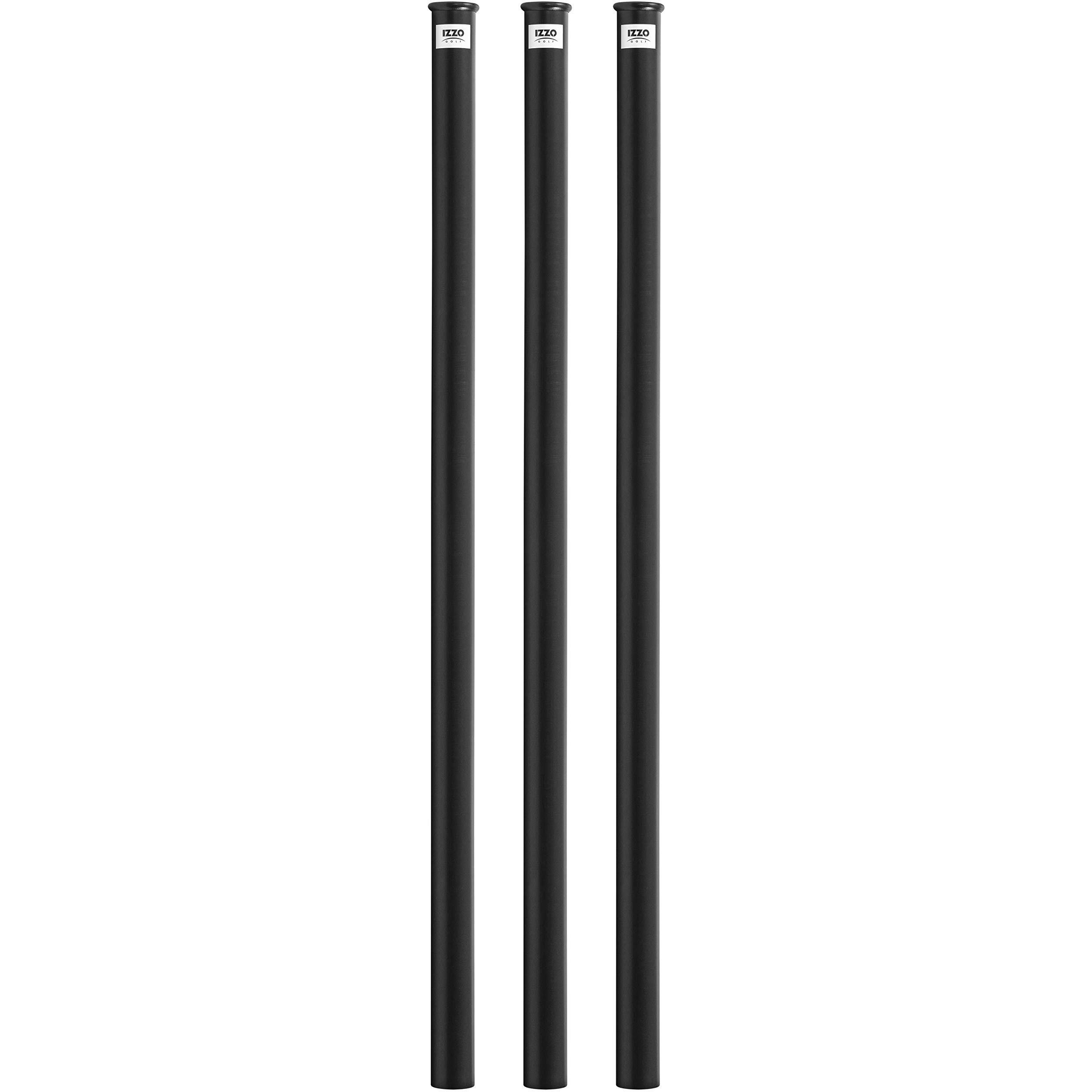 Izzo Golf Black Plastic Golf Club Tube