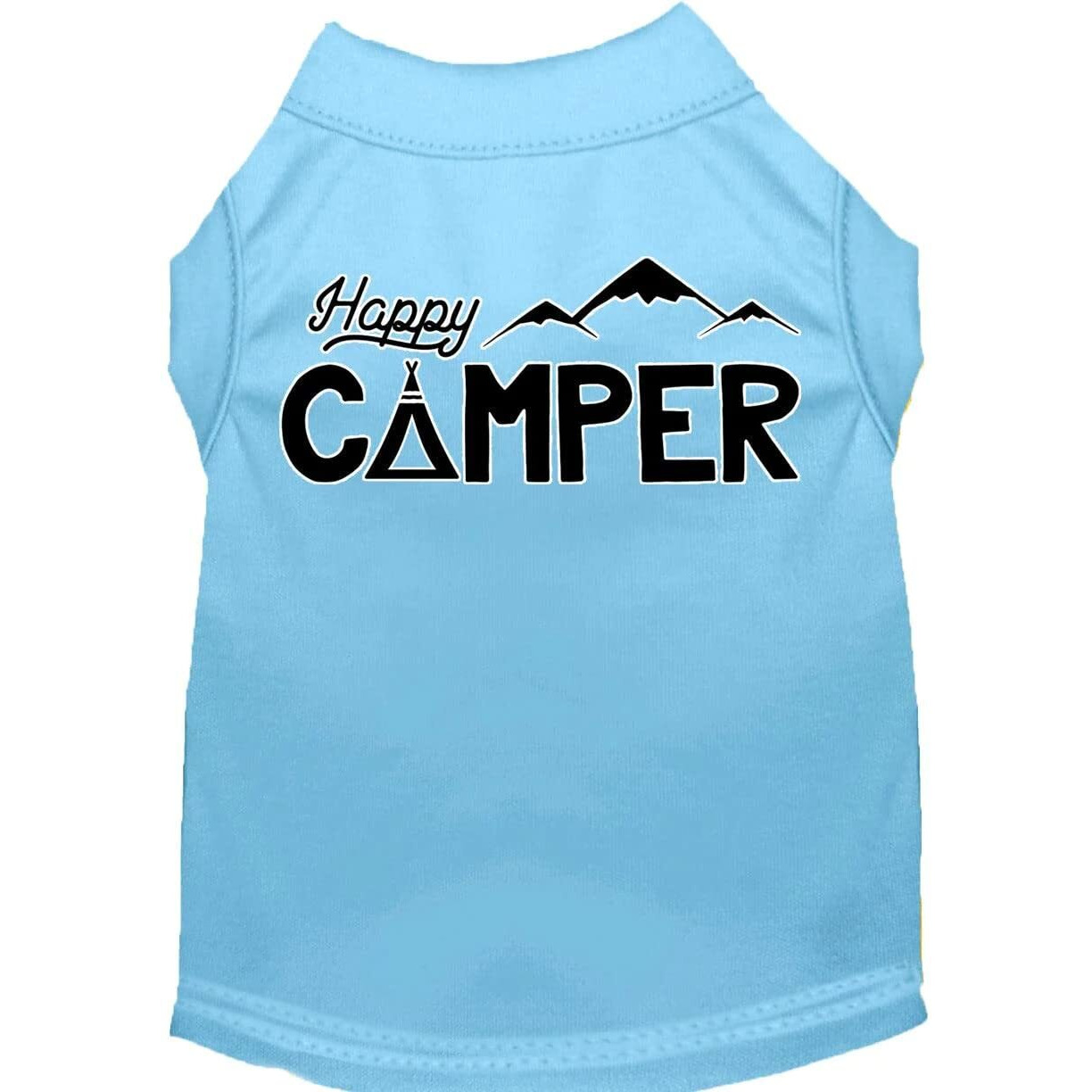 Mirage Pet Products Happy Camper Screen Print Dog Shirt Bright Pink Xl (16)