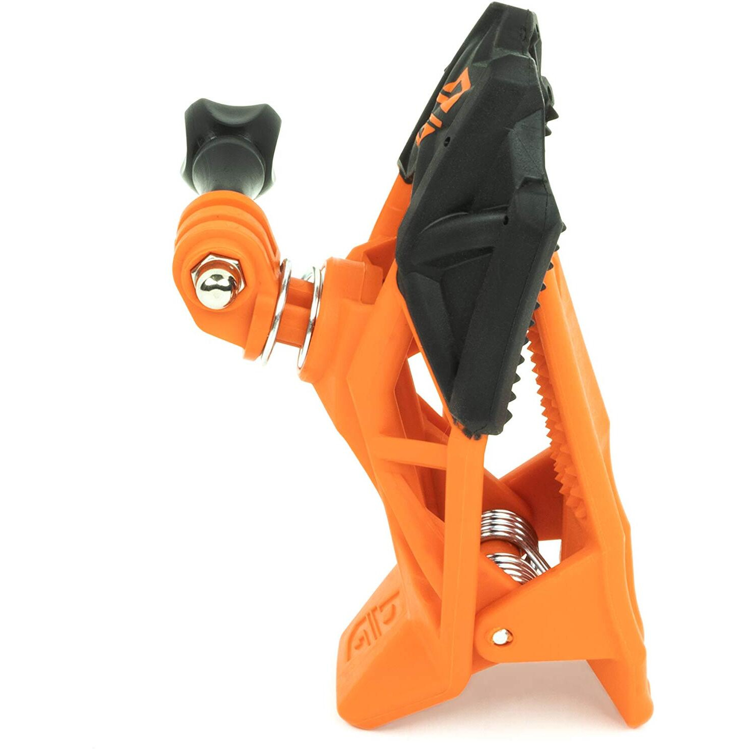 Dango Design Gripper Mount - Universal Clamp Mount For Action Cameras, Use As A Mount On Motorcycle, Powersports Helmets & More - Action Orange