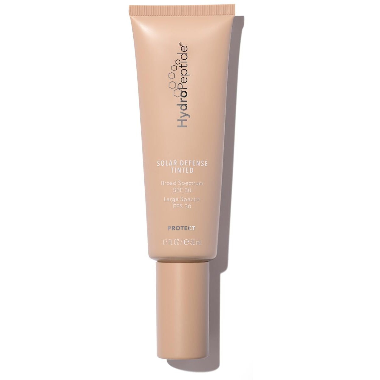Hydropeptide Solar Defense Face Sunscreen, Spf 30 Broad Spectrum, Tinted, Moisturizing Antioxidant 1.7 Ounce