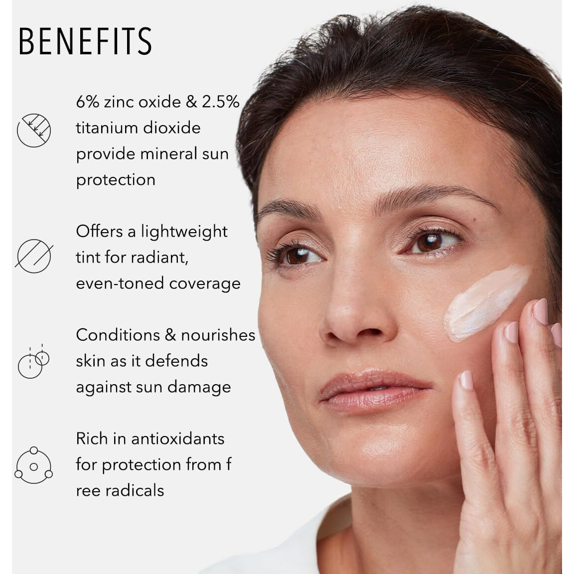 Hydropeptide Solar Defense Face Sunscreen, Spf 30 Broad Spectrum, Tinted, Moisturizing Antioxidant 1.7 Ounce
