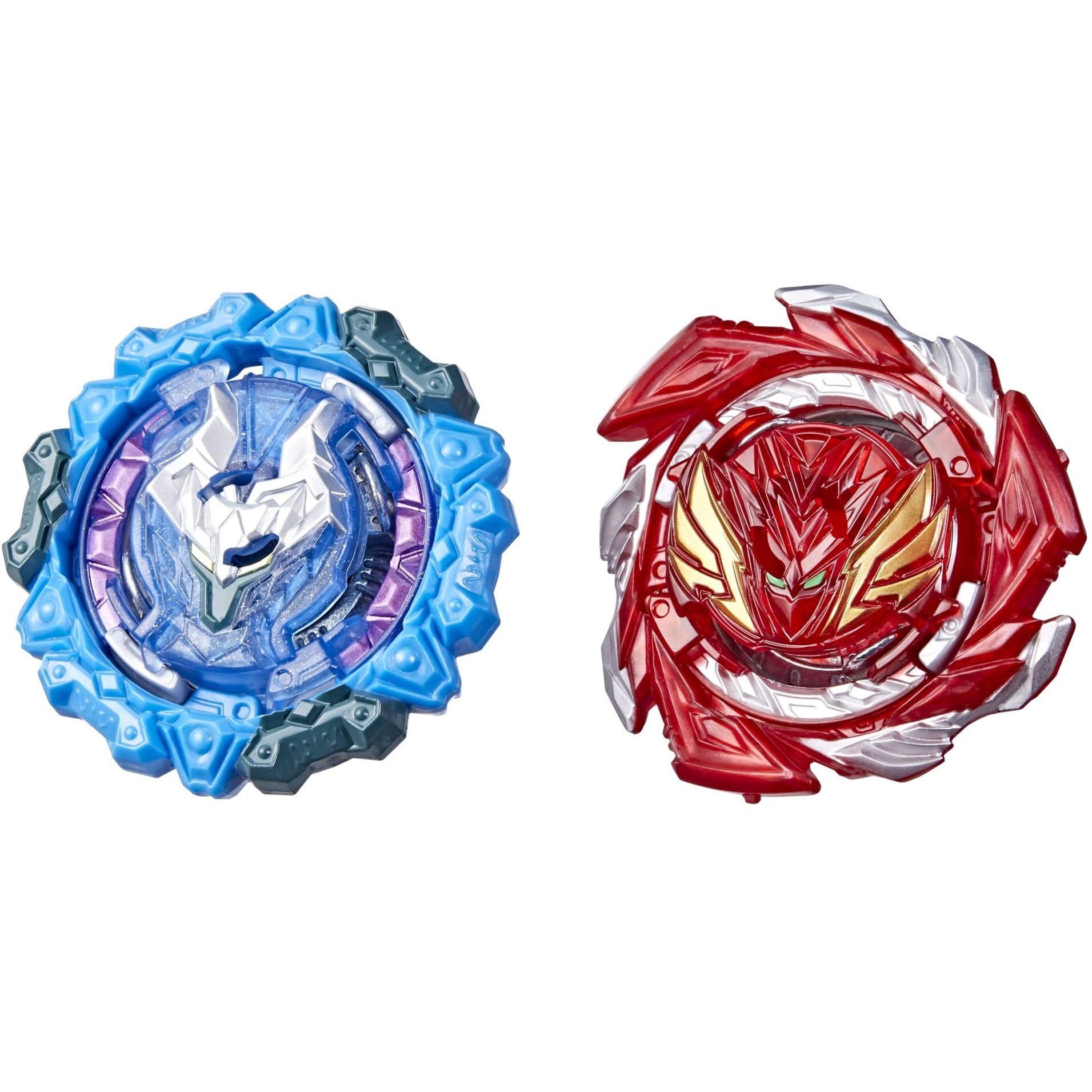 Beyblade Burst Quaddrive Salvage Valtryek Rashad V7 And Gilded Nemesis N7 Spinning Top Dual Pack -- 2 Battling Game Top Toy For Kids Ages 8 And Up