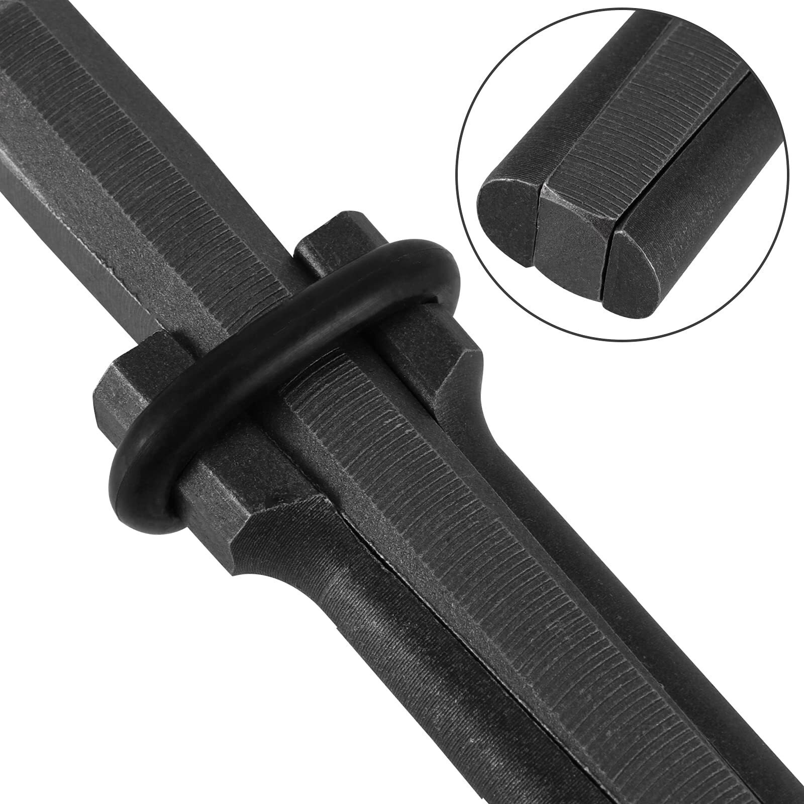 Muklei 14 Pcs Heavy Duty Wedge And Feather Shims, 5/8 Inch Plug Shim And Wedge, Rock Stone Splitter, Stone Splitting Tools For Concretes, Rocks, Stones, Marbles, Granite