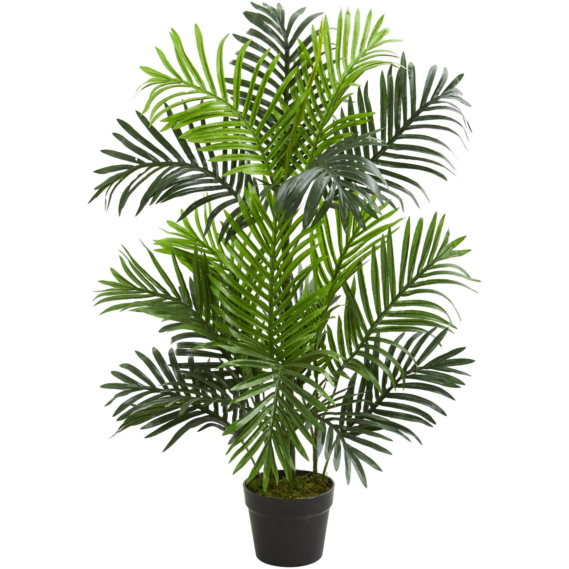 Nearly Natural 3' Paradise Palm Tree Artificial Plant, Green