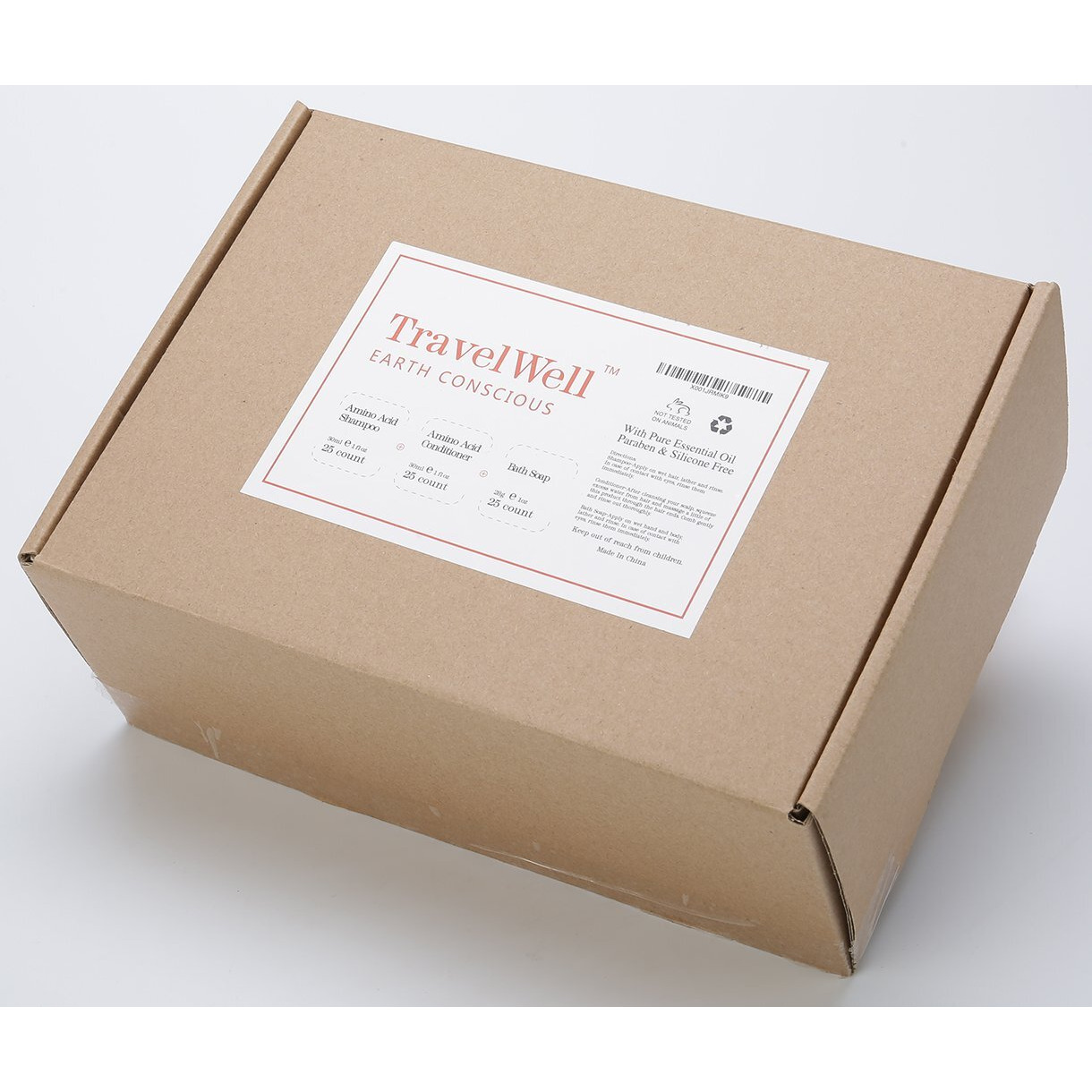 Travelwell Hotel Amenities 30Ml Shampoo (25 Bottles) + Conditioner (25 Bottles) + Mini Soap Bars (25 Bars, 28G) | Travel Size Toiletry Set