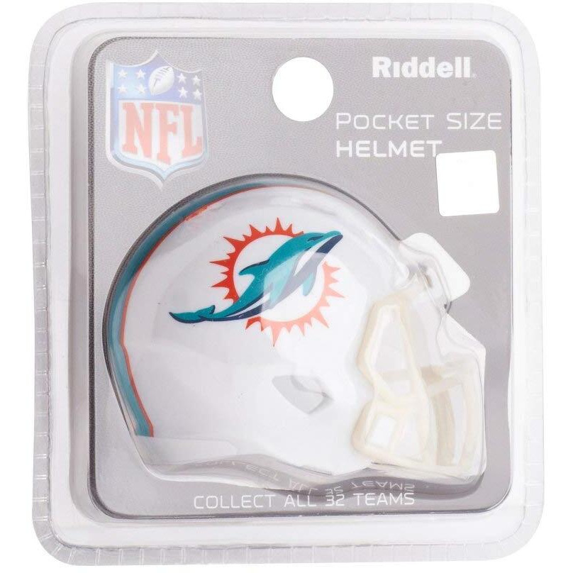 Riddell Nfl Miami Dolphins Pocket Pro Speed Helmet, Team Colors, One Size