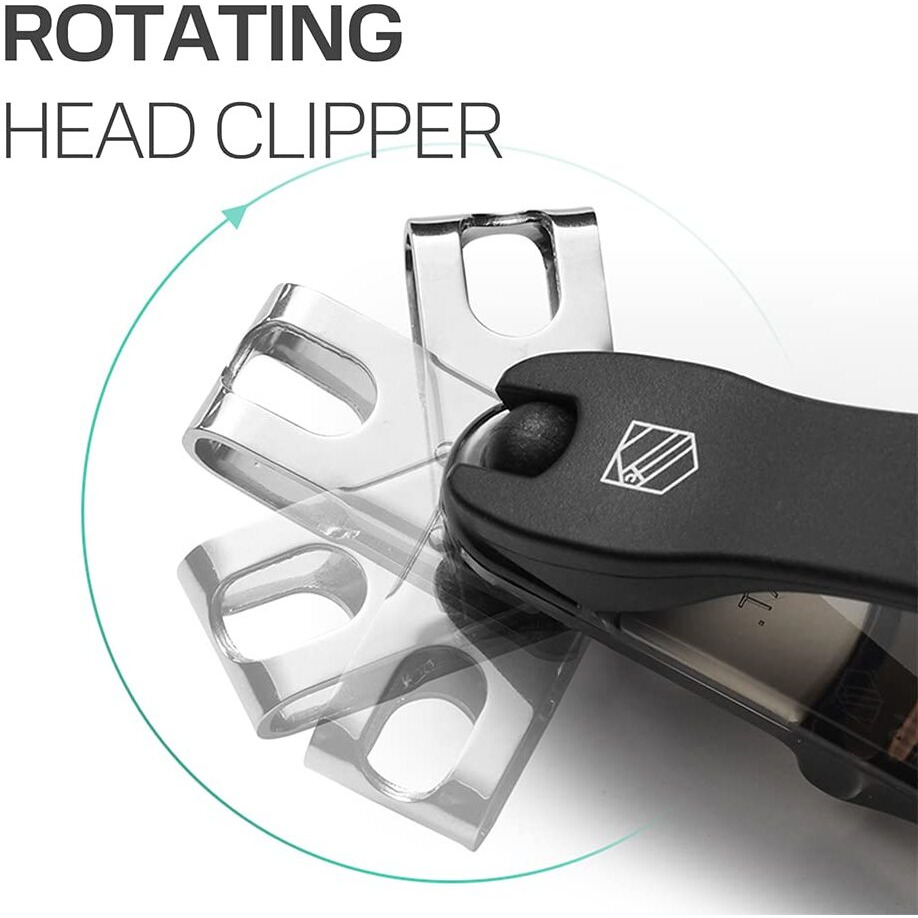 Toenail Clippers, Easy Angle Nail Clippers Toenail Care Steinder Rotation 360 Rotafor Senior Finger Nail Clippers For Men Ingrown Nail And Easy Use For Senior(Toenail Clippers)