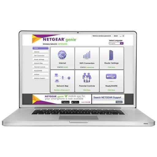 Netgear R6400 Ac1750 Smart Wi-Fi Router (R6400-100Nas) Black - New
