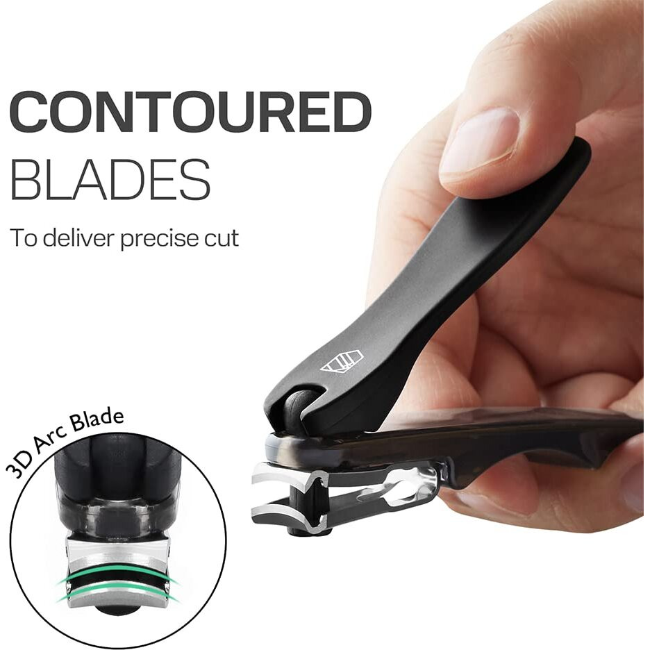 Nail Clippers, Steinder Easy 360 Rotation Nail Clippers Set Made In Korea/Cortauas Corta  As De Manos Y Pies/Gift For Men & Women Convenient Senior For Thick Toe Nail.