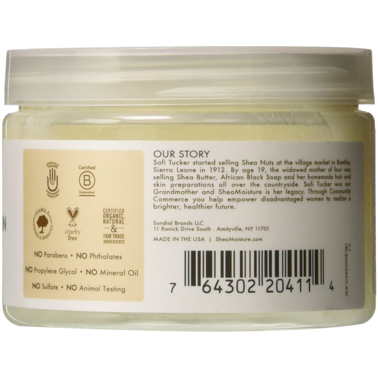 Shea Moisture 100% Extra Virgin Coconut Oil Head-To-Toe Nourishing Hydration For Unisex, 10.5 Ounce