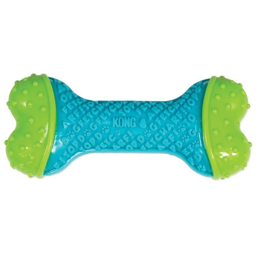 Kong Corestrength Bone - Dog Dental Chew Toy - Durable, Multi-Layered Dog Toy For Enrichment Play & Dental Care - With Textured Body For Teeth Cleaning - For Medium/Large Dogs