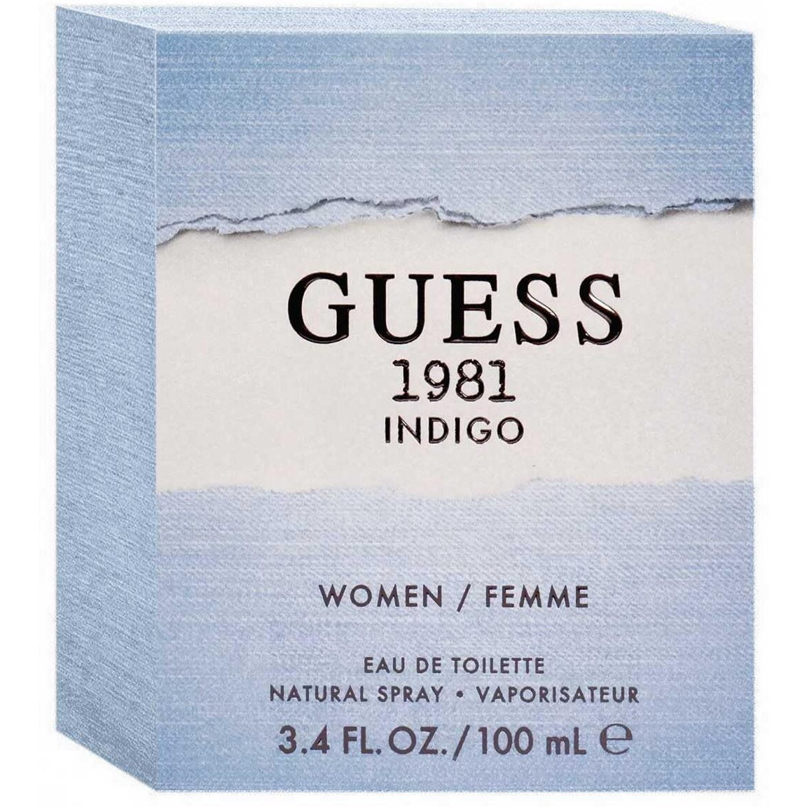 Guess 1981 Indigo Eau De Toilette Spray For Women, Blue, Ns, 3.4 Fl Oz