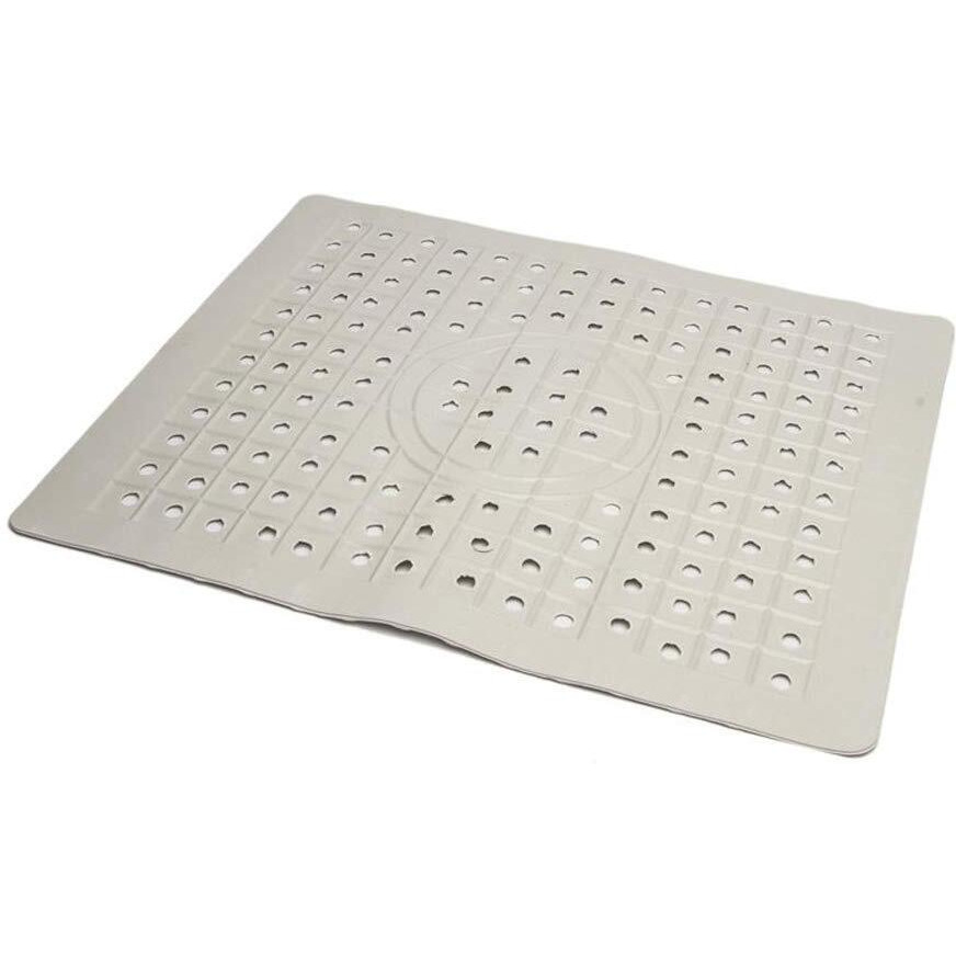 2 Pack Kitchen Sink Mat Drain Pad Protector 10"" X 12"" Non-Slip Rubber Durable
