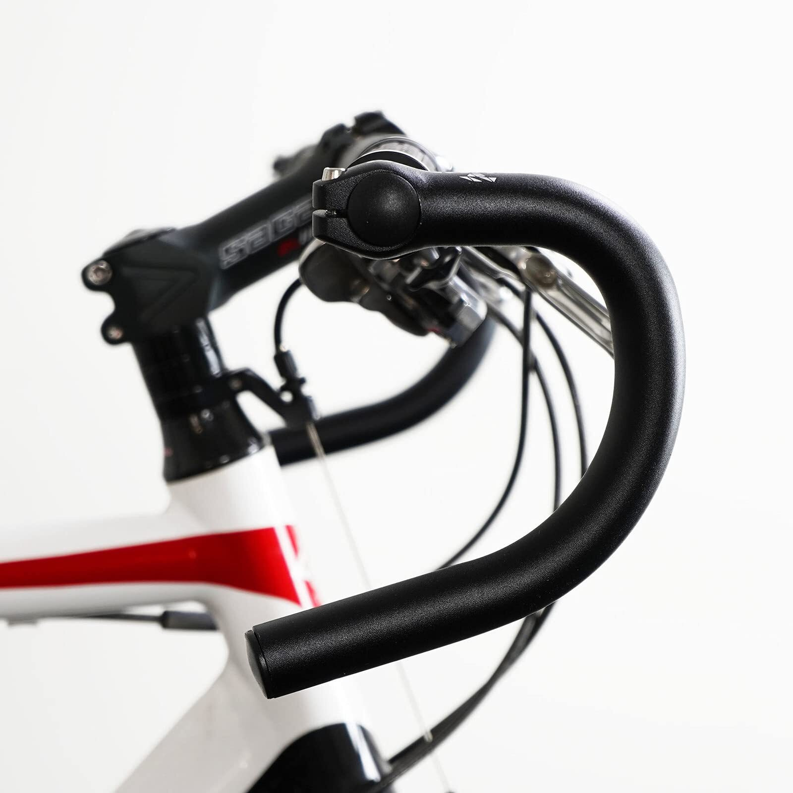Venzo Road Bicycle Bike Adapter Handlebar Flat Bar To Drop Bar Ends - Mountain Bike To Road Bike Type