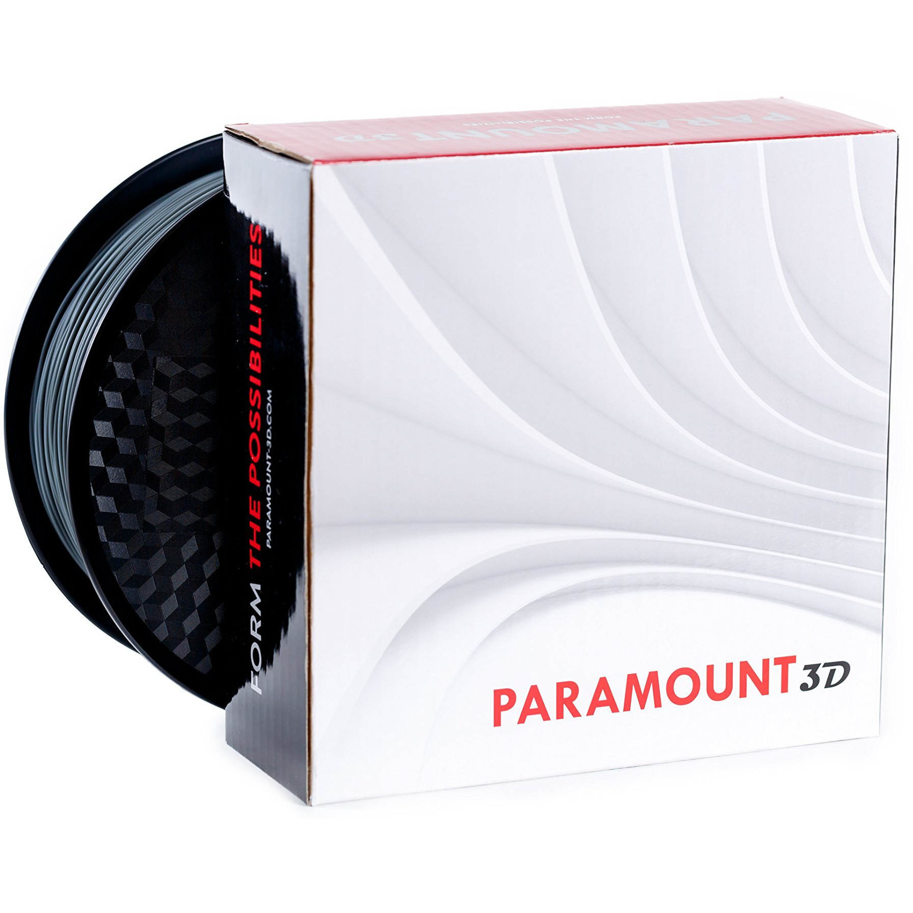 Paramount 3D Pla (Steel Gray) 1.75Mm 1Kg Filament [Sgrl7000430C]