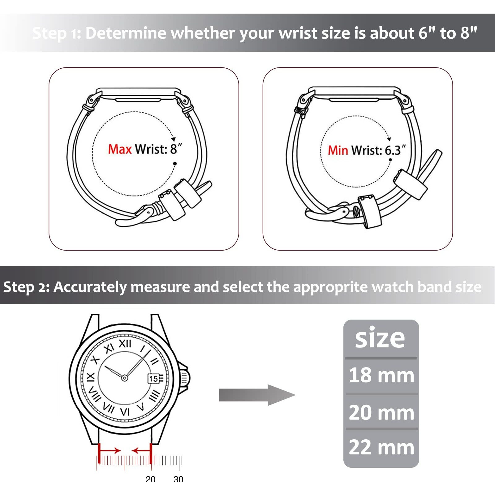 Uemoh Watch Bands, Quick Release Nylon Watch Straps For Men Women, Watch Bands Of Multiple Colors & Width(18Mm, 20Mm, 22Mm) (20Mm, Black)
