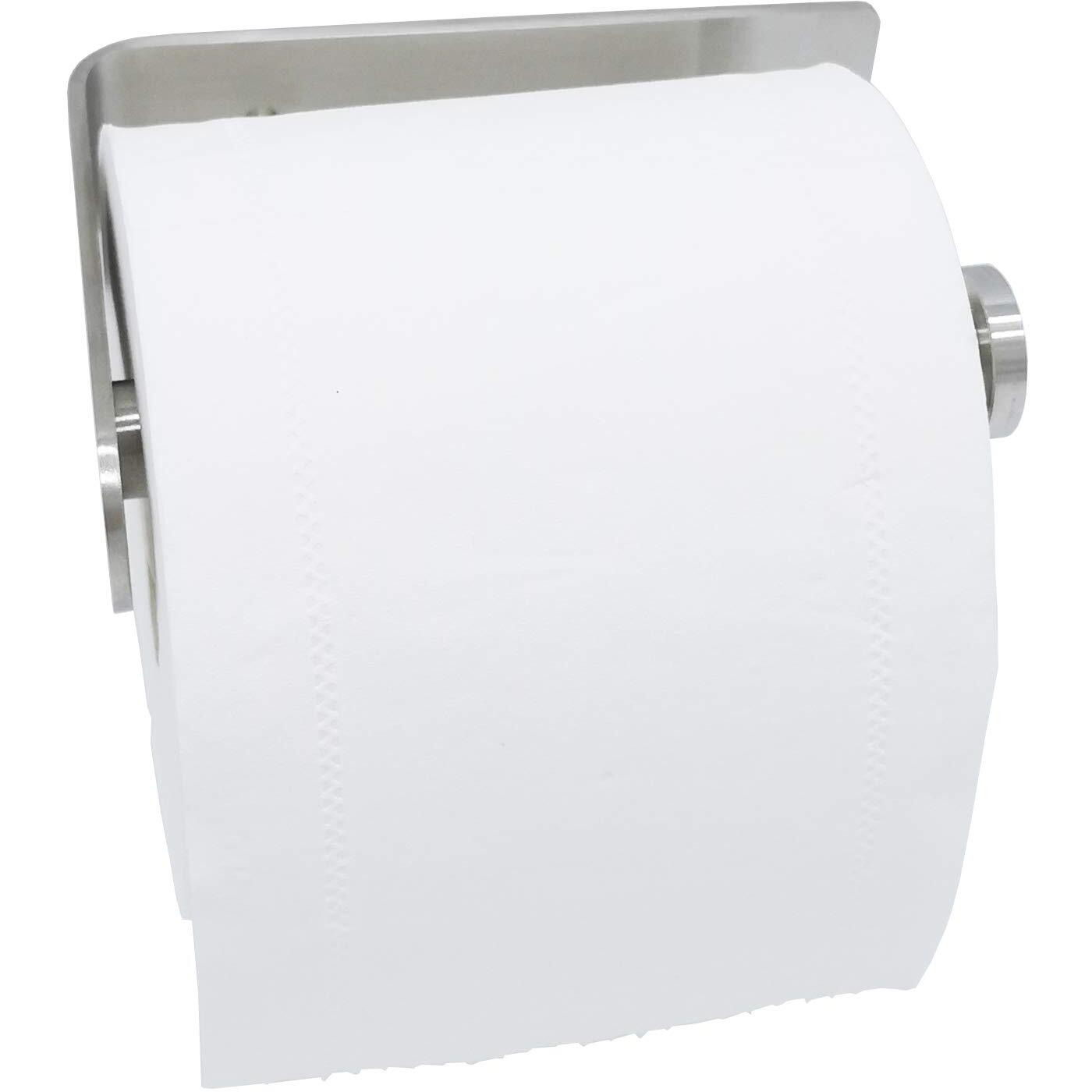 Lofekea Wall Mount Toilet Paper Holder Stainless Steel Tissue Paper Roll Towel Holder Rustproof Brushed Finish