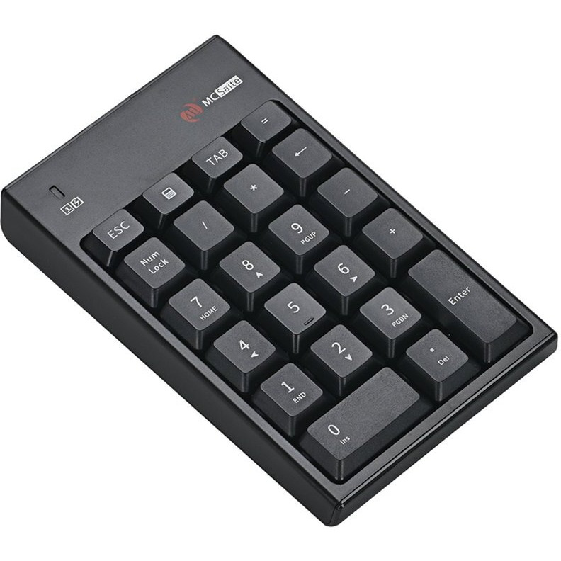 Mcsaite Wireless Numeric Keypad & Mouse Combo - Use One Receiver Wireless Number Pad Keyboard And Mouse For Laptop Desktop