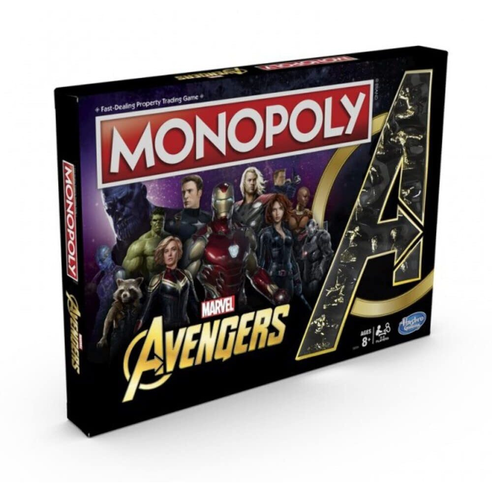 Hasbro Gaming Monopoly Marvel Avengers Edition Board Game, Ages 8 And Up