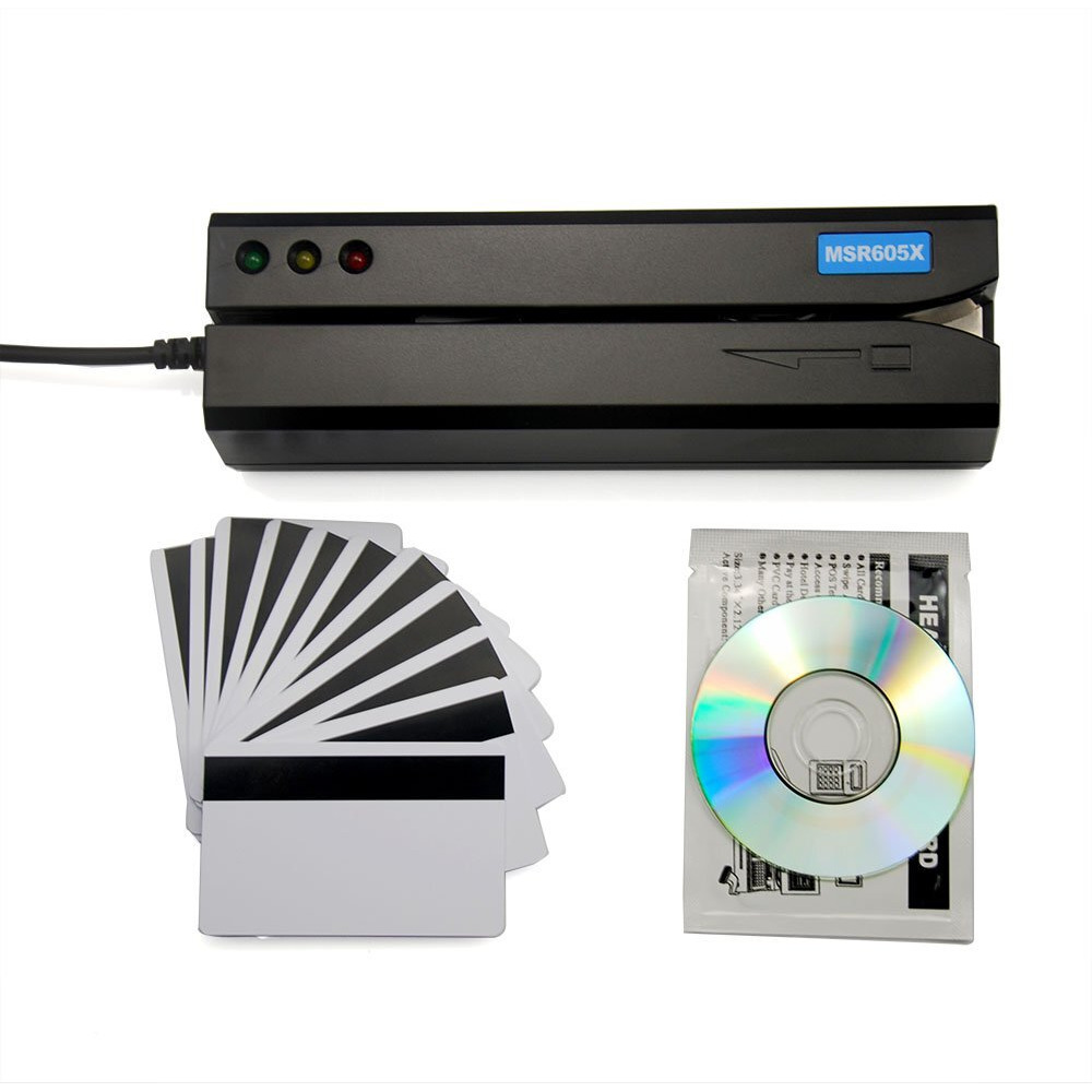 Deftun Card Reader Writer Usb Swipe Encoder 3 Tracks Msr605X
