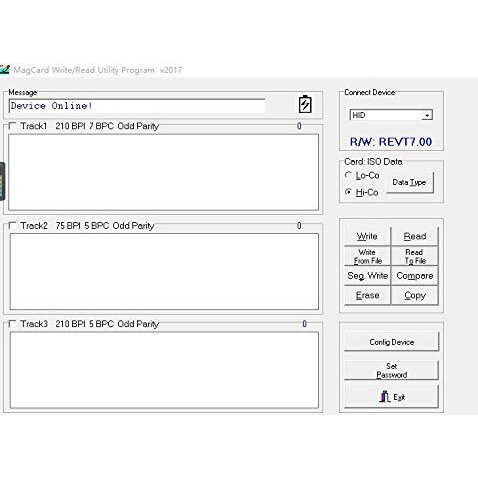 Deftun Card Reader Writer Usb Swipe Encoder 3 Tracks Msr605X