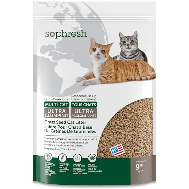 So Phresh Extreme Clumping Unscented Grass Seed Cat Litter 20 Lbs.