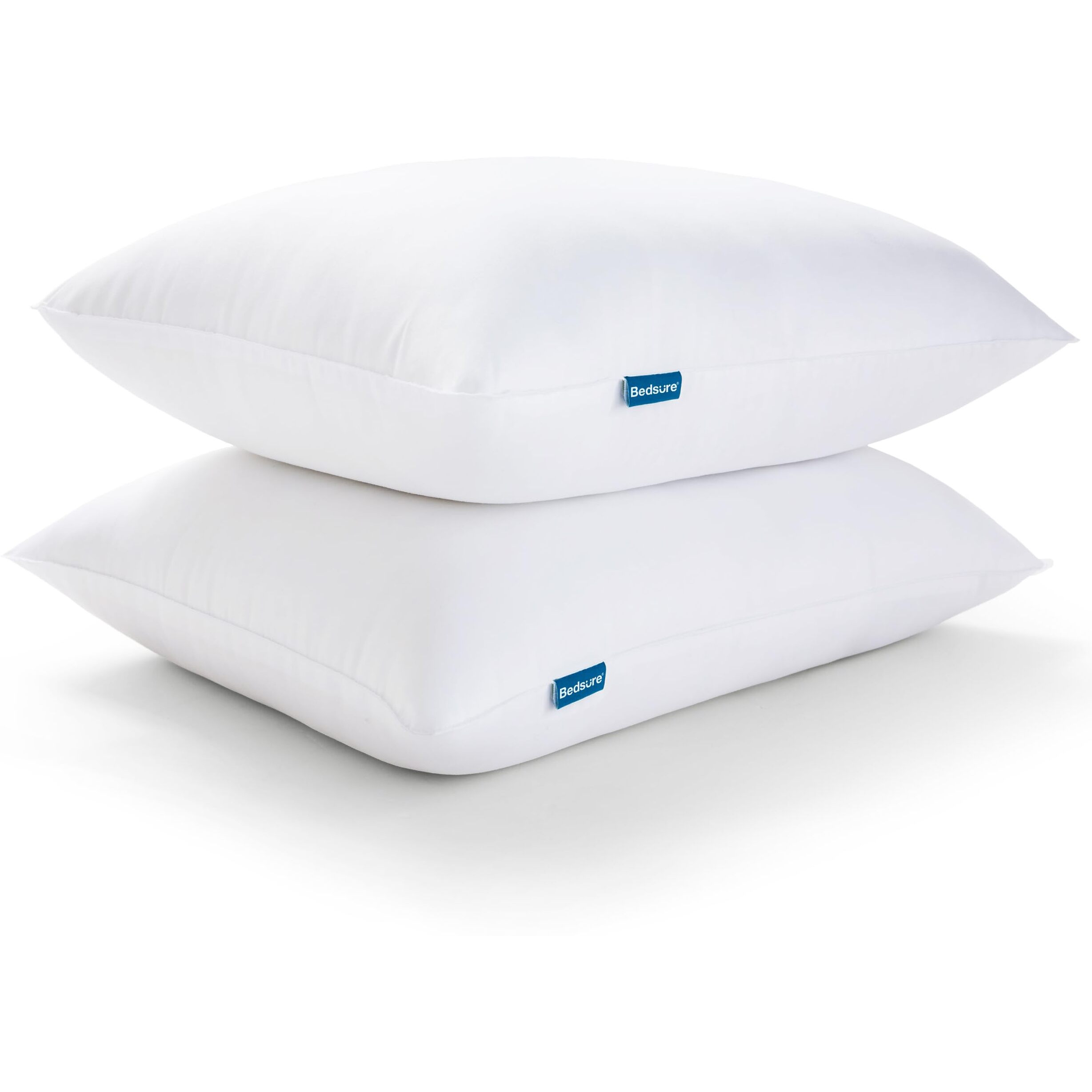 Bedsure Pillows Queen Size Set Of 2 - Hotel Quality Queen Size Bed Pillows 2 Pack For Sleeping, Soft And Supportive Filling For Side, Back Sleepers (19"&quotX28"")