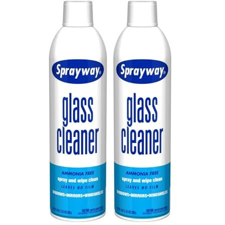 Sprayway, Glass Cleaner, 19 Oz Cans, Pack Of 2