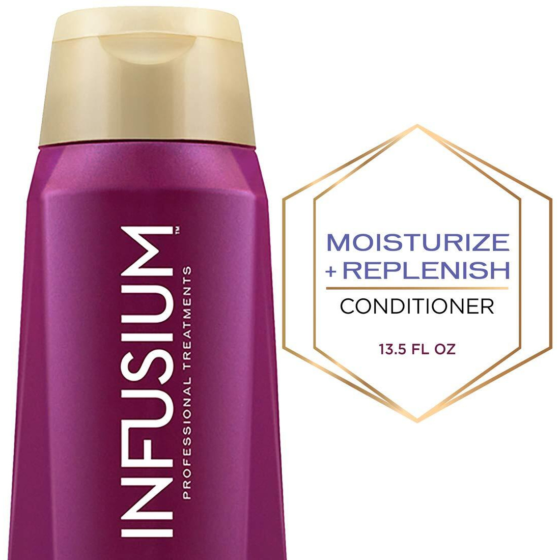 Infusium Repair & Replenish Nourishing Conditioner, With Keratin & Argan Oil, For All Hair Types, 13.5 Fl Oz